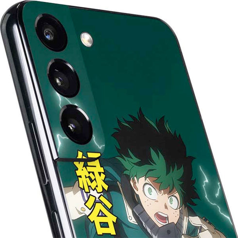 My Hero Academia Deku Season 4 Galaxy S22 Skin